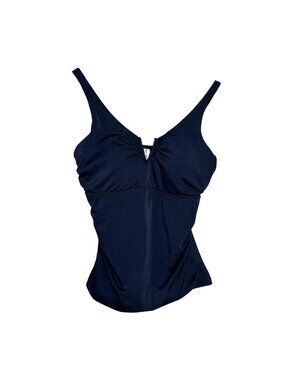 Shape Solver Mimi Flamingo NEW Black Tankini Sz 12 Beachy Resortwear Summer Pool